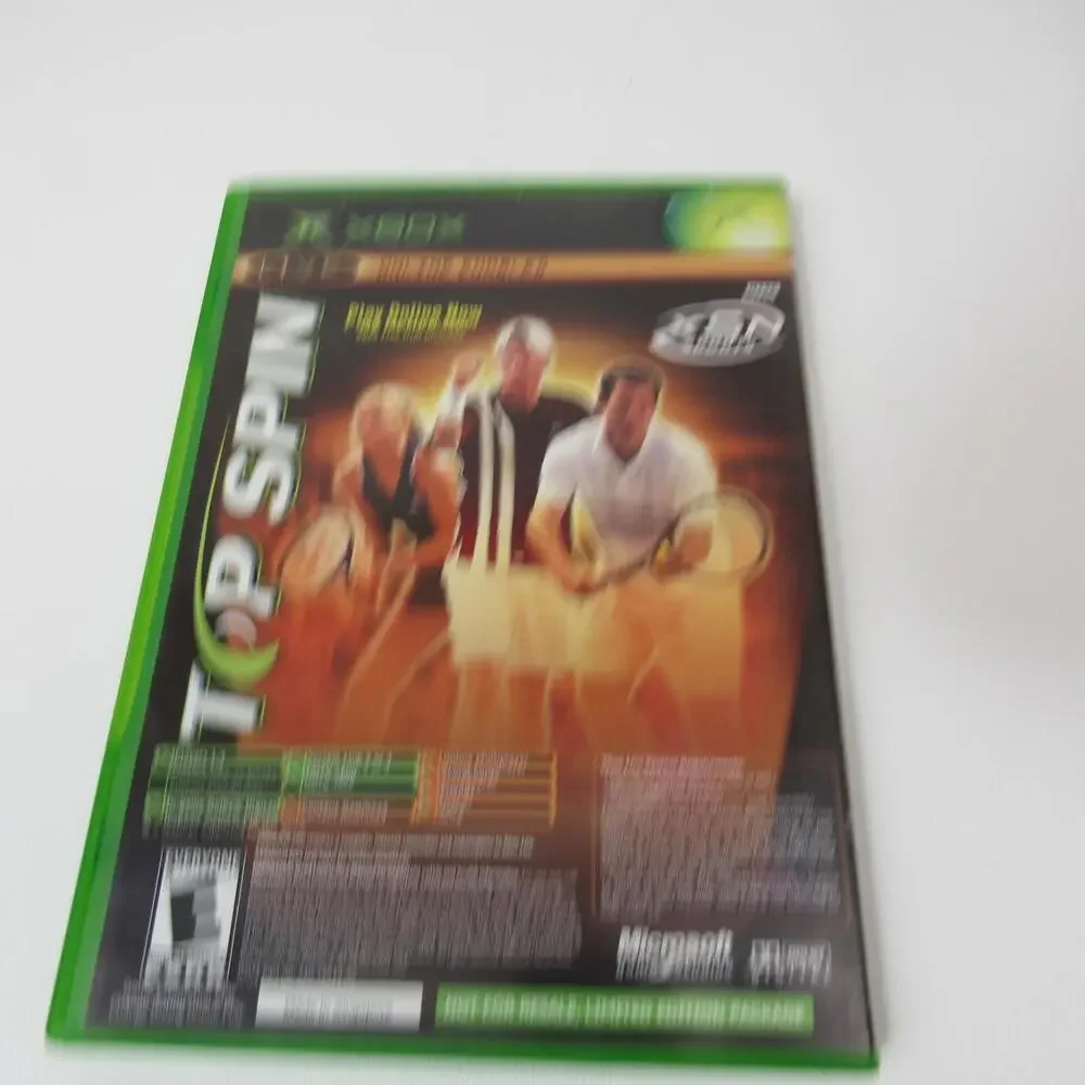 NCAA Football 2005 / Top Spin Combo (Microsoft Xbox, 2004)‎ CIB 1